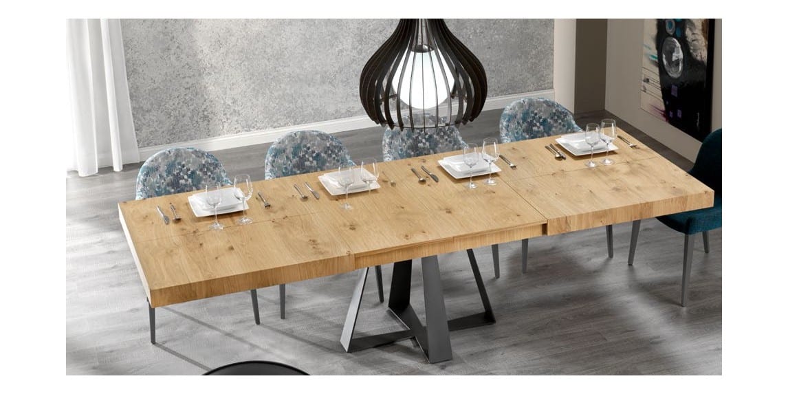 Mesa de comedor CROSS extensible