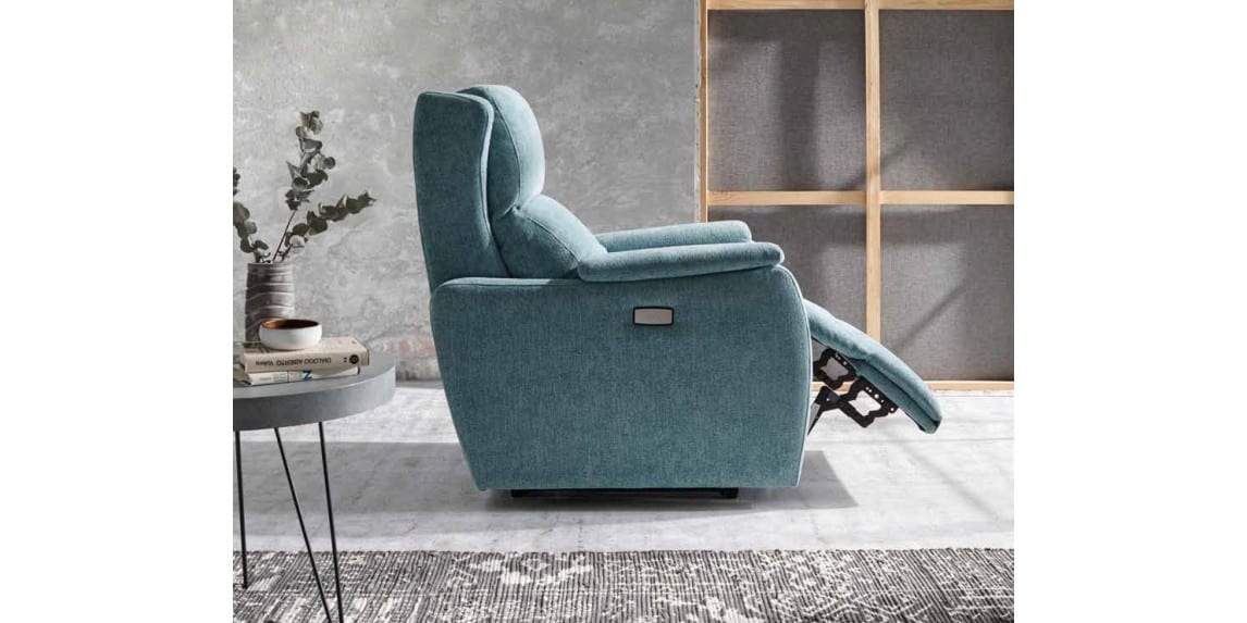 Sillón relax Kely giratorio cabezal reclinable - Maison de Luxe