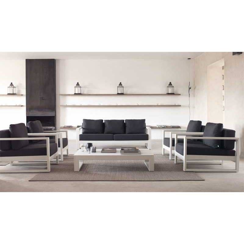 Sofá de 2 plazas de Aluminio para exterior Colección RONDA arkimueble -  Maison de Luxe