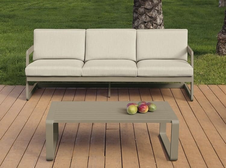 Sofá de 2 plazas de Aluminio para exterior Colección RONDA arkimueble -  Maison de Luxe